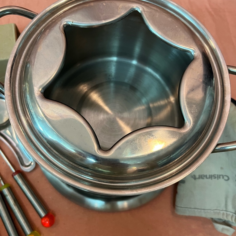 FARBERWARE Fondue Set Pro Commercial Deluxe Stainless Steel - Picture 6 of 8
